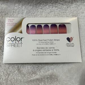 Color Street Nail Polish Strips - Til The Glitter End Hombre Glitter New Sealed
